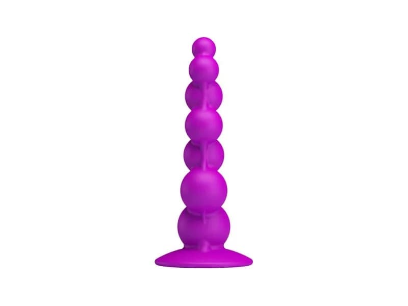 Plug anale Pretty Love Sturdy Dongwith silicone 15 cm ventosa forte viola unisex - 4