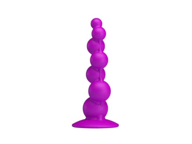 Plug anale Pretty Love Sturdy Dongwith silicone 15 cm ventosa forte viola unisex - 5