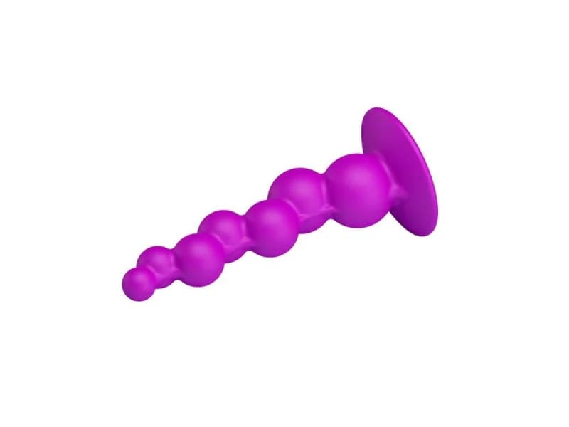 Plug anale Pretty Love Sturdy Dongwith silicone 15 cm ventosa forte viola unisex - 6