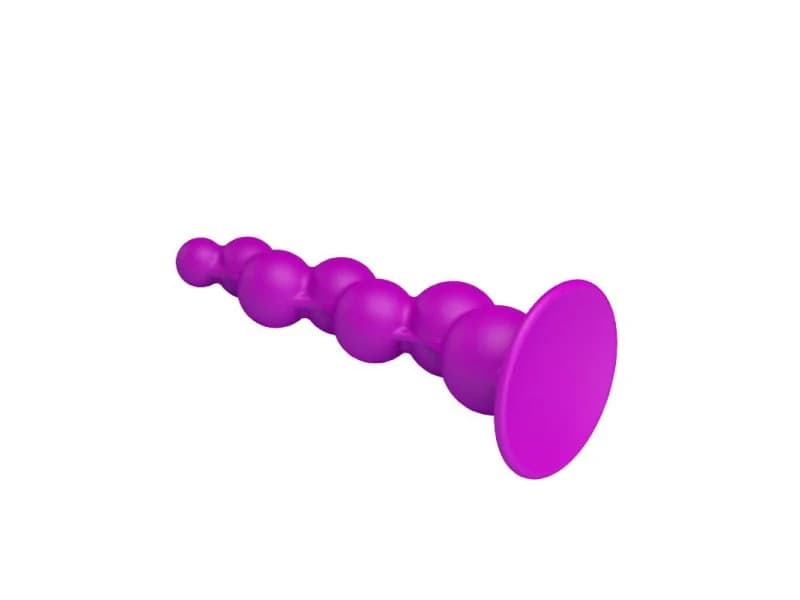 Plug anale Pretty Love Sturdy Dongwith silicone 15 cm ventosa forte viola unisex - 7