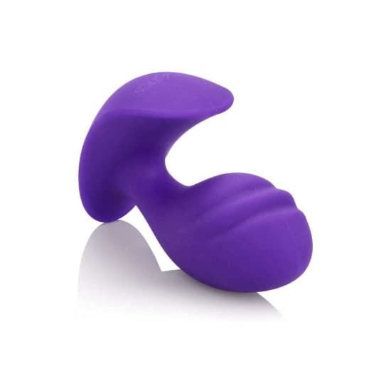Plug anale CalExotics Booty Call Petite Probe silicone 7 cm viola curvo unisex - 3