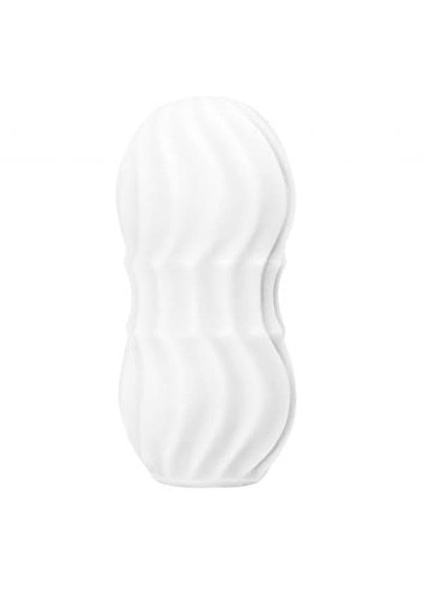 Masturbatore Lola Games Marshmallow Dreamy White TPE 8 cm compatto uomo bianco - 4
