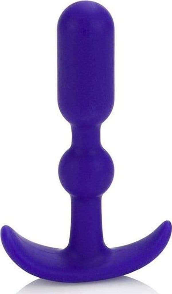 Plug anale CalExotics Booty Call Booty Teaser silicone viola 9 cm unisex - 2