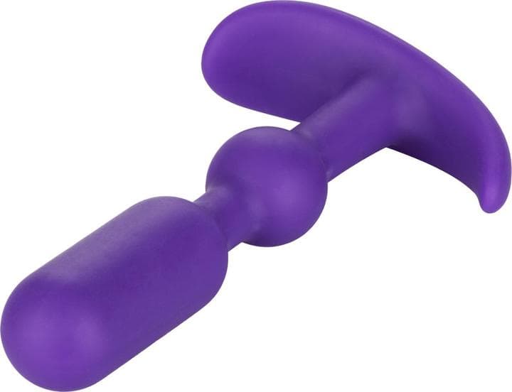 Plug anale CalExotics Booty Call Booty Teaser silicone viola 9 cm unisex - 5