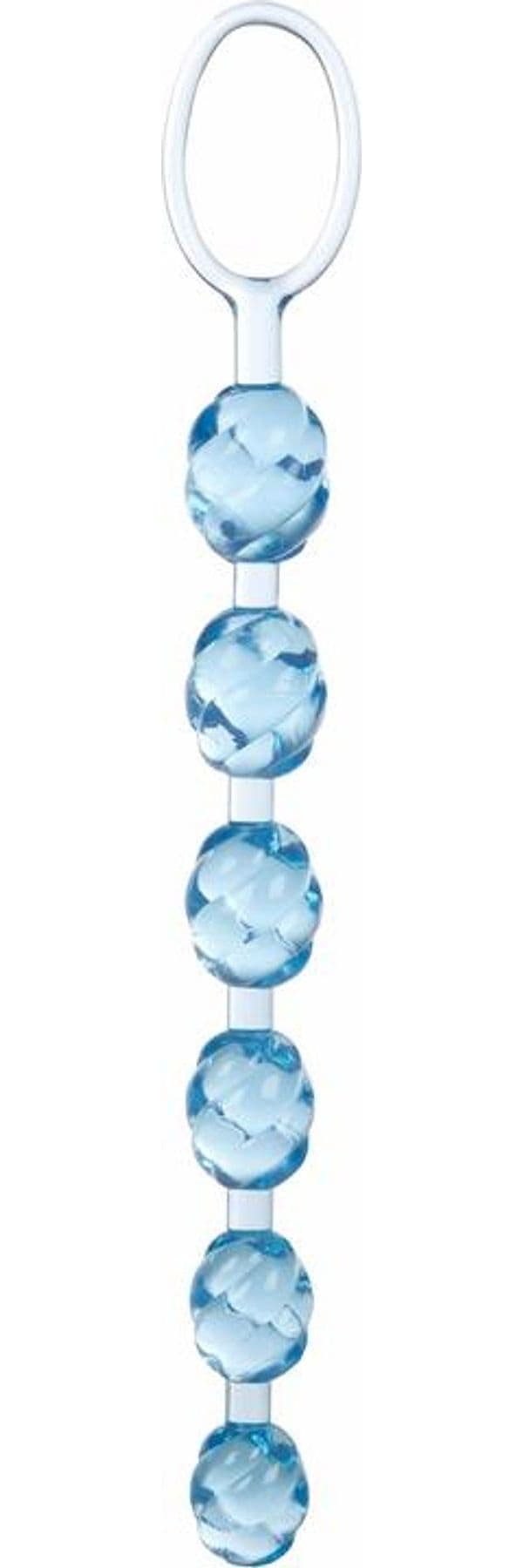 Palline anali CalExotics Swirl Pleasure Beads 20 cm PVC azzurro unisex - 2
