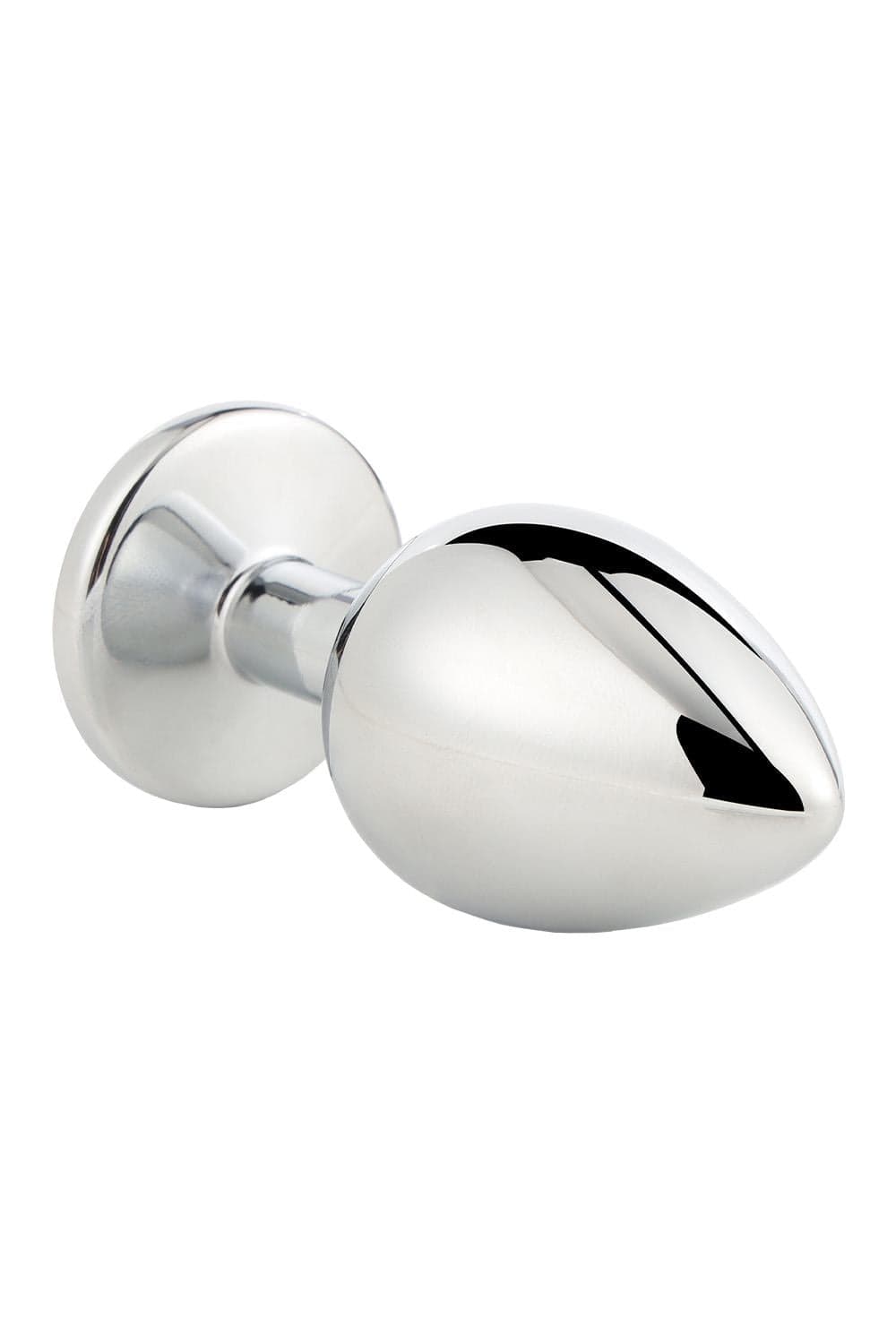 Plug anale Dreamtoys Gleaming Love Silver Medium alluminio gemma 8,3 cm unisex - 6