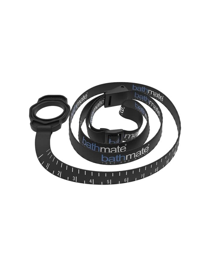 Bathmate Shower Strap cinghia pompa pene con misuratore regolabile nero uomo - 4