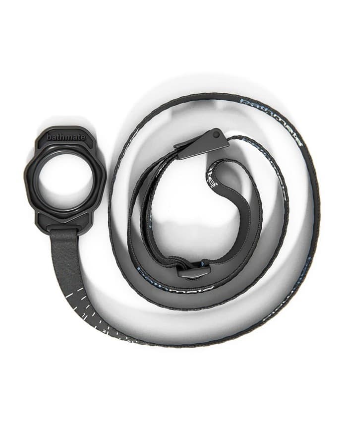 Bathmate Shower Strap cinghia pompa pene con misuratore regolabile nero uomo - 7