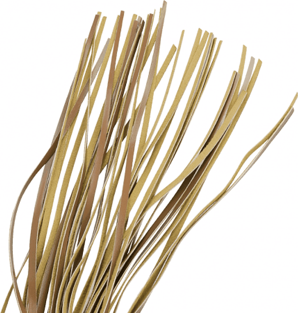 Flogger BDSM Fetish Submissive Origin pelle vegan cammello 28 cm morbido unisex - 3