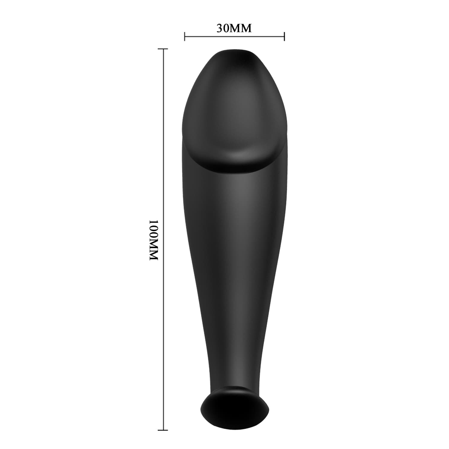 Plug anale vibrante Pretty Love 10 cm silicone waterproof 12 funzioni con telecomando - 5