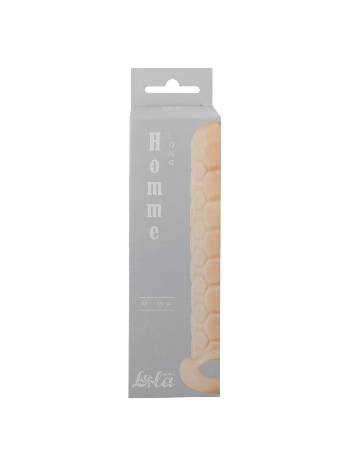 Guaina pene estensore Lola Games Homme Long 11-15 cm TPE texturizzato - 2