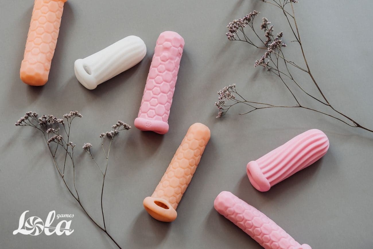 Guaina pene estensore Lola Games Homme Long 11-15 cm TPE texturizzato - 5
