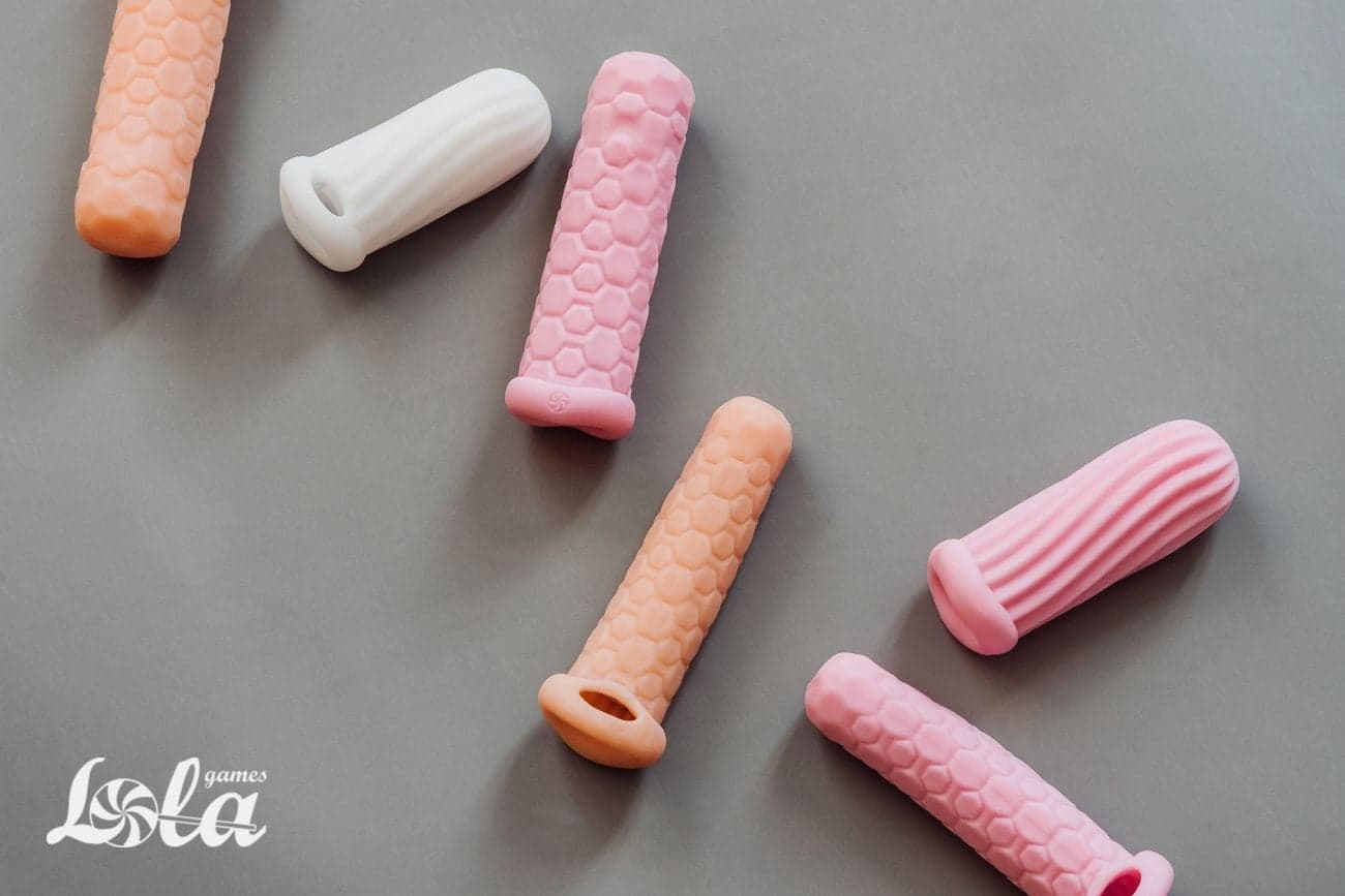 Guaina pene estensore Lola Games Homme Long 11-15 cm TPE texturizzato - 6