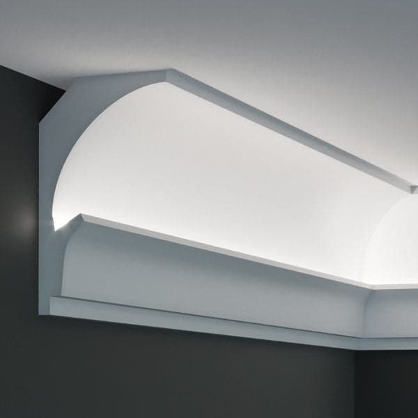 €9,99 a barra *** STOCK *** Pacco da 8 barre di cornice XPS  Con alloggio LED 115X90x1150 KD201 - 2