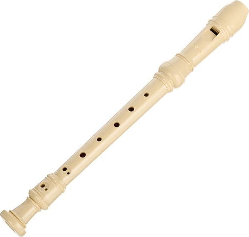 FLAUTO DOLCE SOPRANO CON BASTONCINO PULIZIA STILE TEDESCO SCOLASTICO DIDATTICO 30CM 31523 - 4