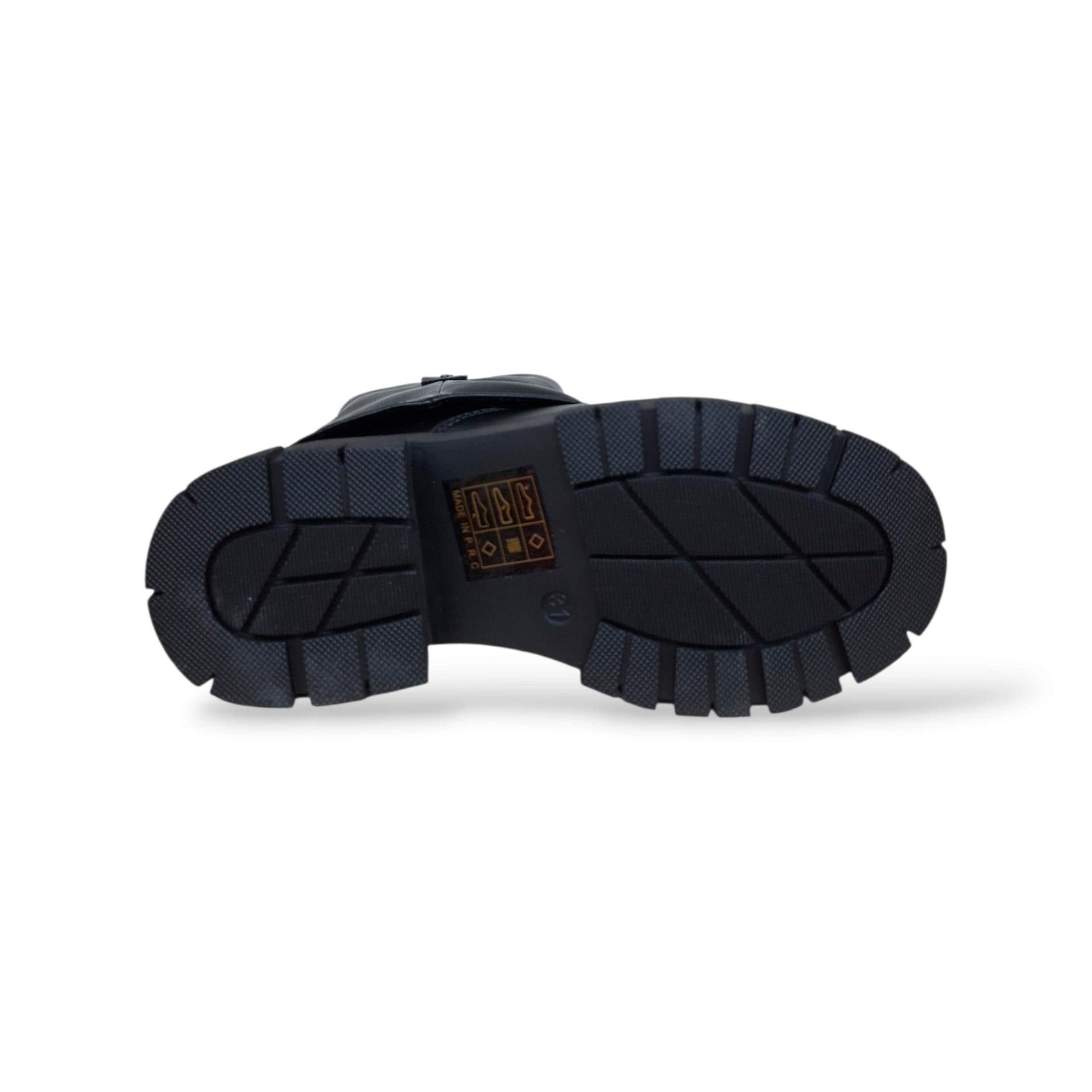Melania MS65058 Stivaletto Bambine Ragazze Nero | Pelle Nera Classica Zip Laterale Grintoso Versatile Quotidiano Moderno Moda Autunno Inverno Scuola Tempo Libero | Taglie 31-36 | Scarpetteria Gica - 5