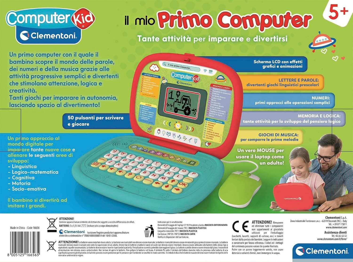Clementoni - Sapientino Il Mio Primo Computer 16656 - 5