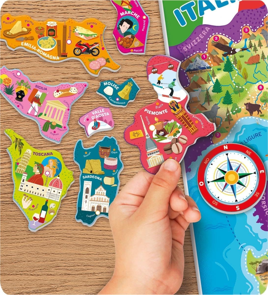 Clementoni - Sapientino Italia Puzzle Magnetico - 2