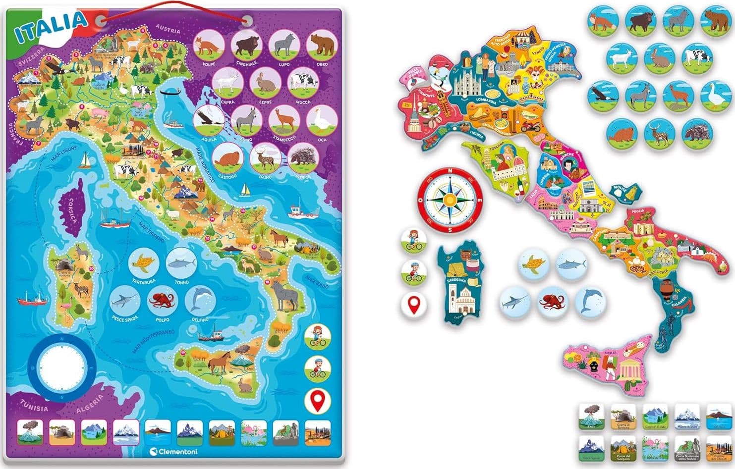 Clementoni - Sapientino Italia Puzzle Magnetico - 3