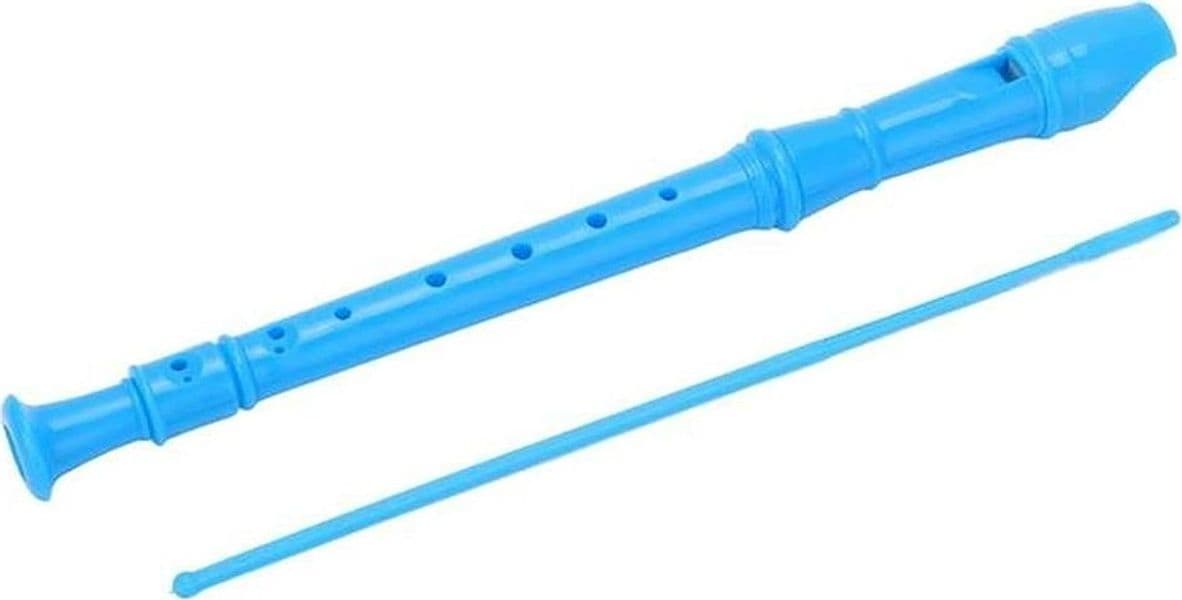 FLAUTO DOLCE SOPRANO COLORATO A 8 FORI DITEGGIATURA TEDESCA GIOCO BAMBINI DA 30CM 31522 - 4