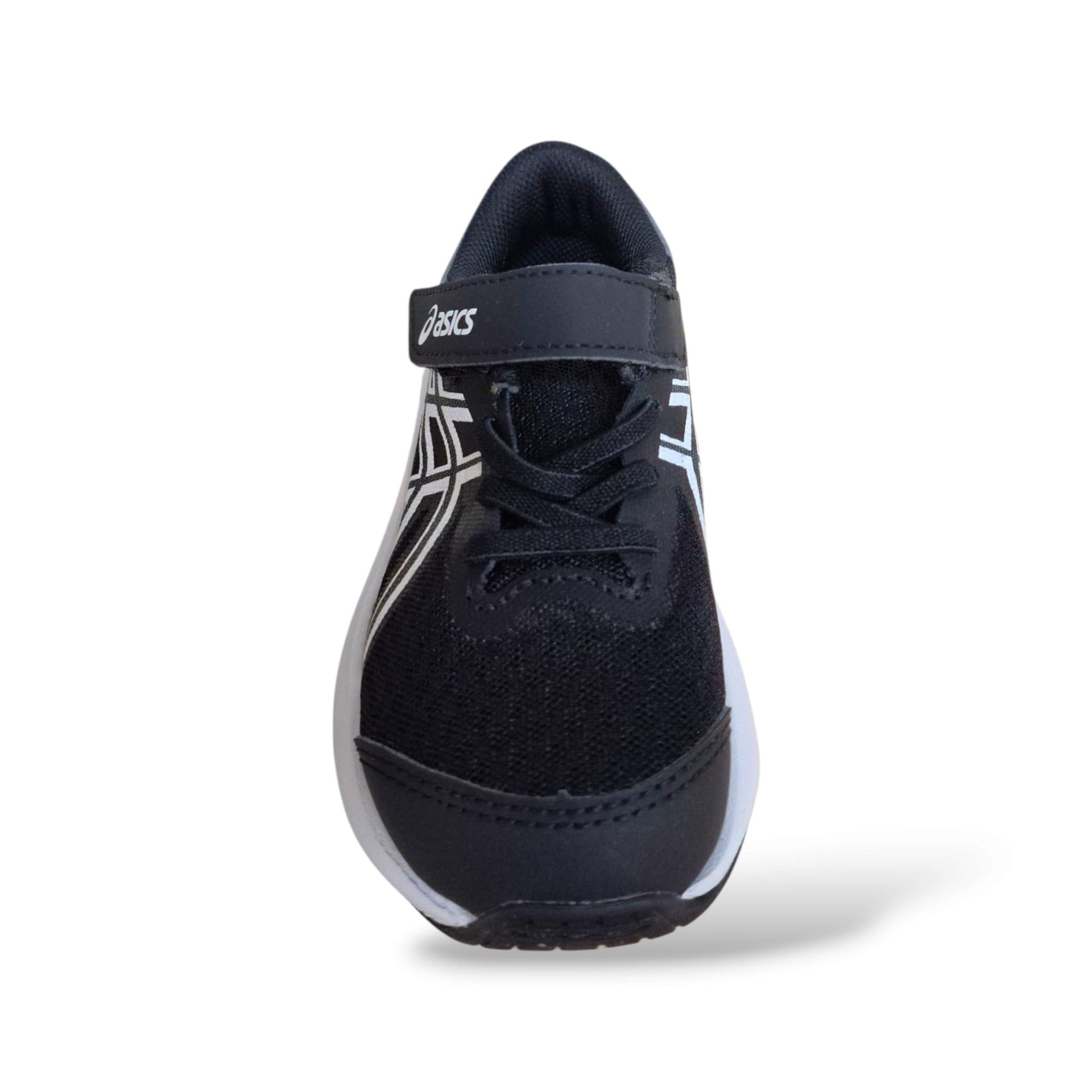 ASICS Patriot 14 14A391 Sneakers Bambina Ragazza Nero Bianco | Mesh Traspirante Laccio Elastico Velcro Ammortizzata Leggera Sportiva Scuola | Taglie 27-35 | Scarpetteria Gica - 4