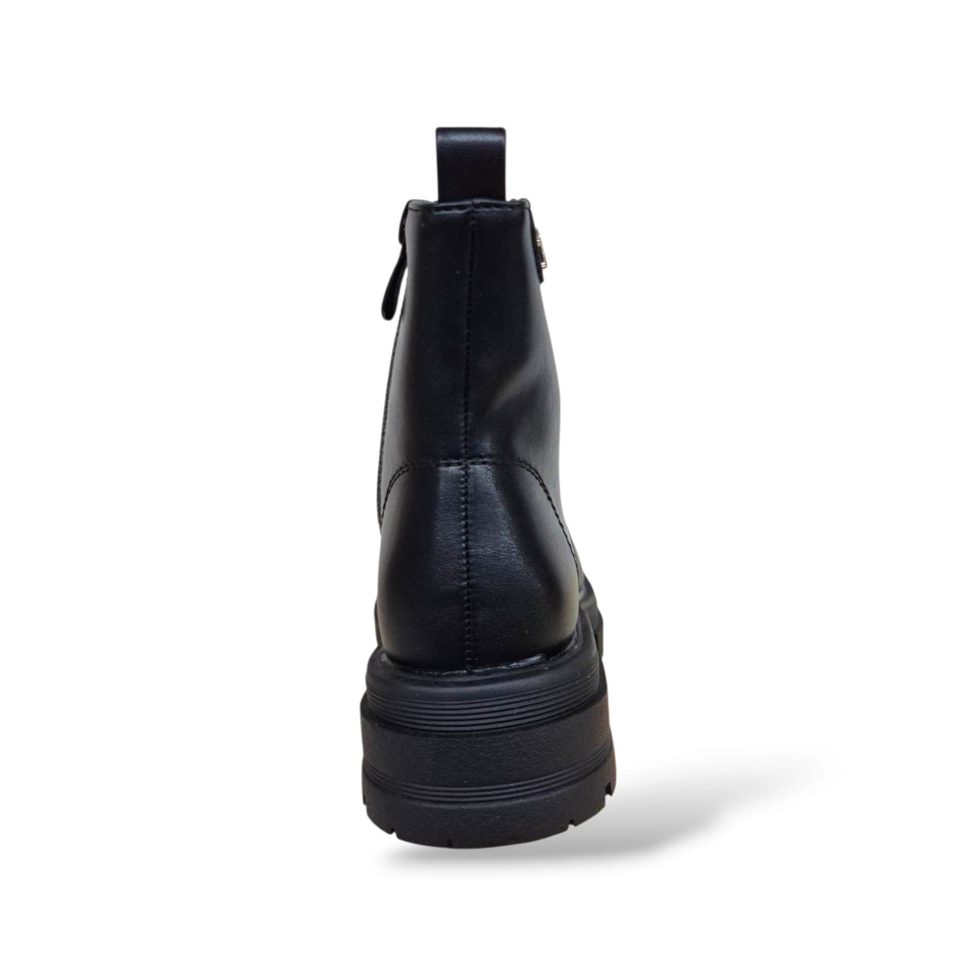 Melania MS65056 Anfibio Bambine Ragazze Nero Pelle | Zip Laterale in Pelle Nera Minimal Rock Autentico Grintoso Essenziale Contemporaneo Moda Autunno Inverno | Taglie 25-36 | Scarpetteria Gica - 3