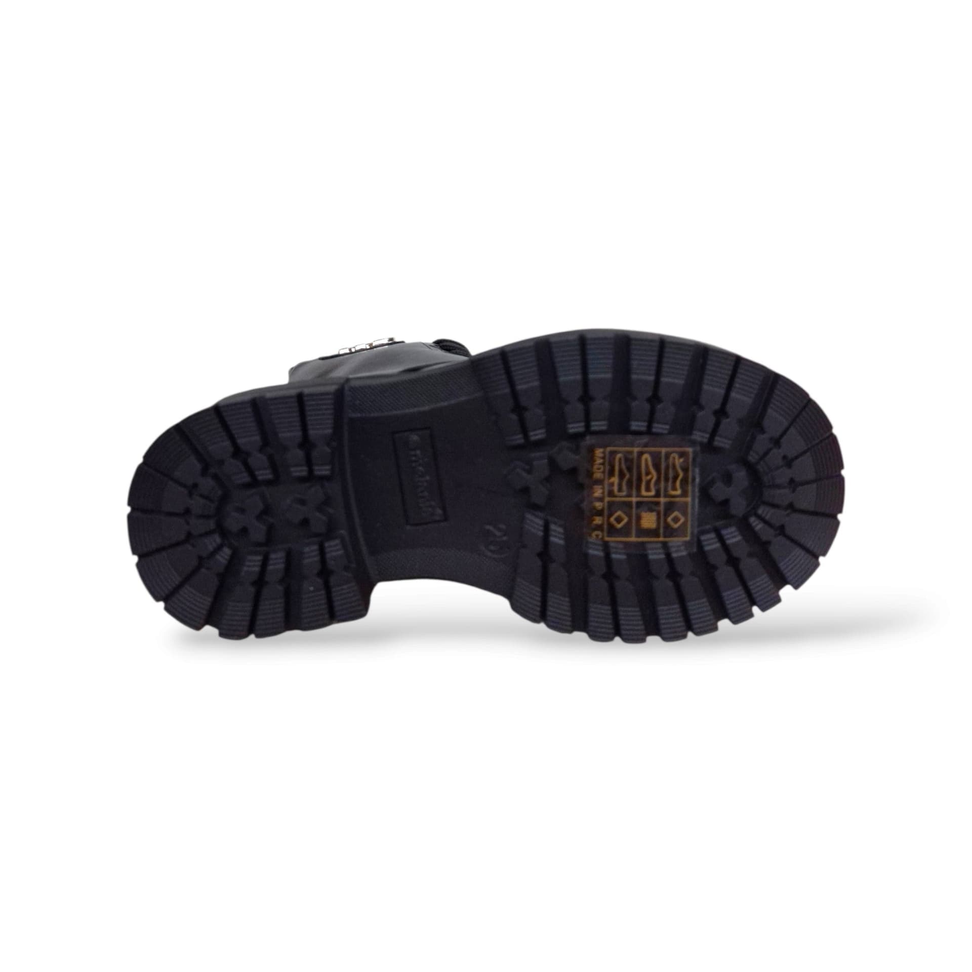 Melania MS65056 Anfibio Bambine Ragazze Nero Pelle | Zip Laterale in Pelle Nera Minimal Rock Autentico Grintoso Essenziale Contemporaneo Moda Autunno Inverno | Taglie 25-36 | Scarpetteria Gica - 5