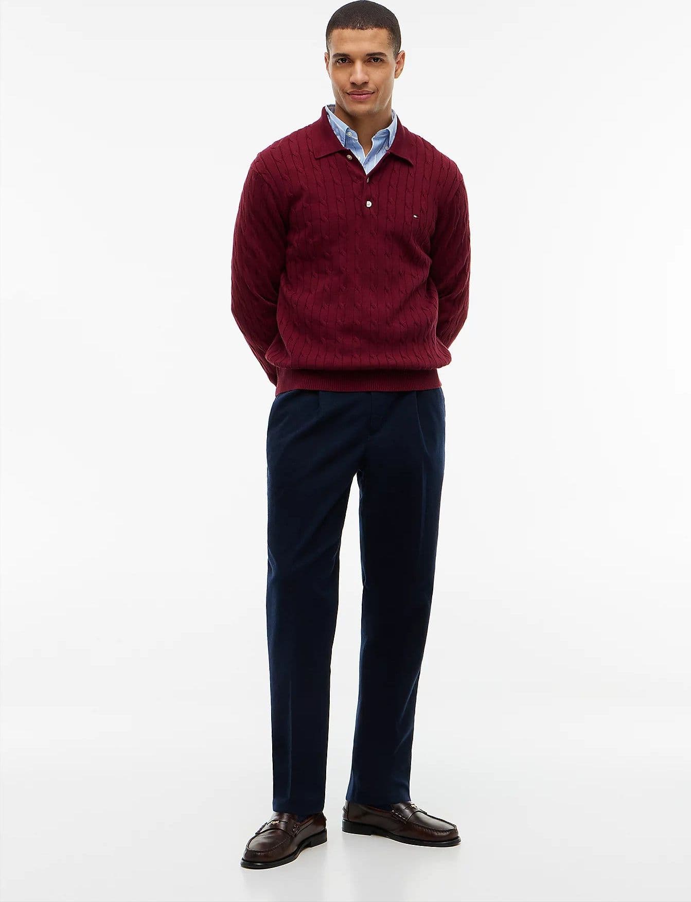 Tommy Hilfiger pantaloni uomo New York Label affusolati MW0MW45058DW5 - 2