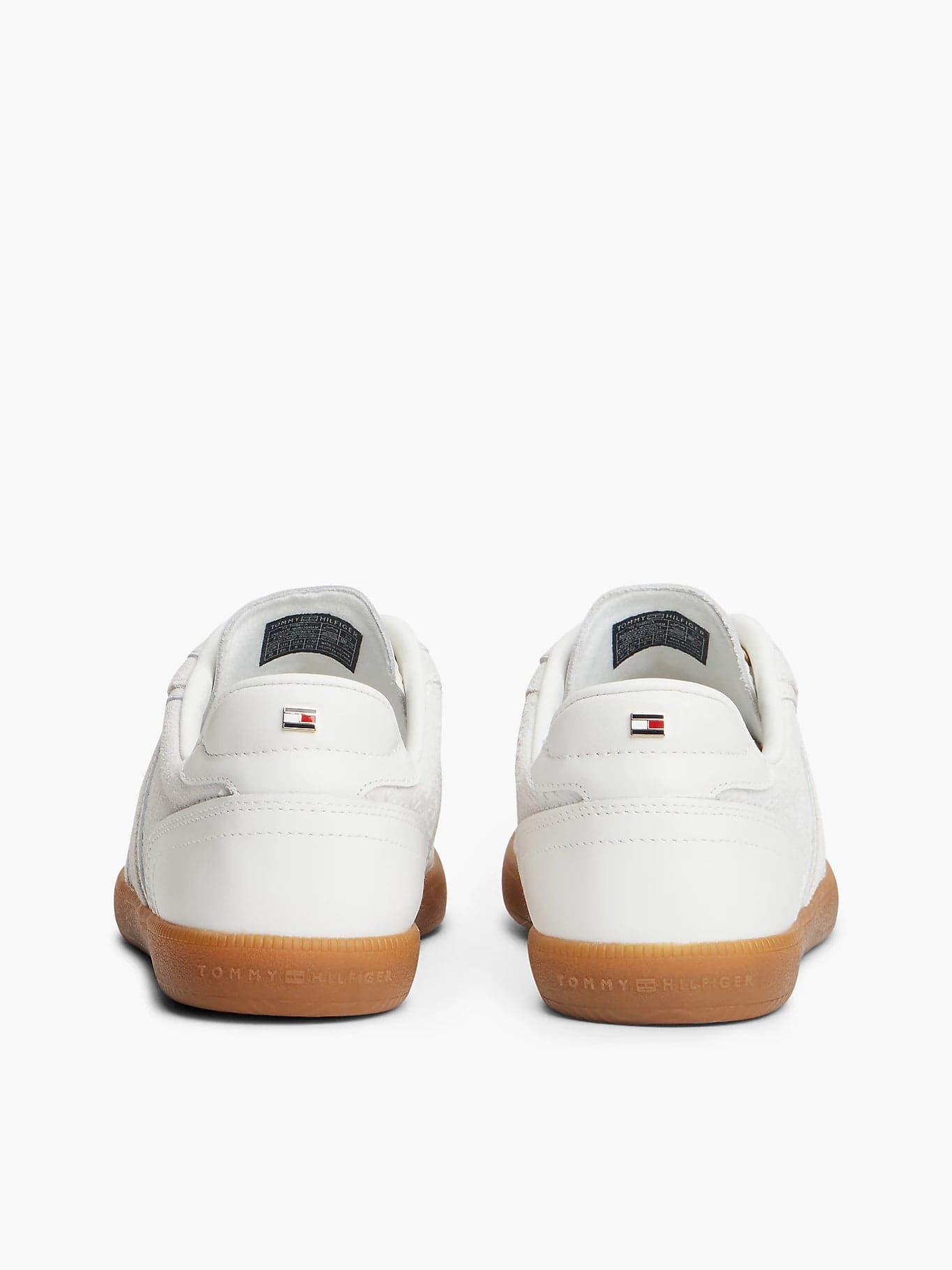 Tommy Hilfiger scarpe donna Sneakers TH Tribeca in pelle con monogrammi TH in rilievo FW0FW09691YBL - 5