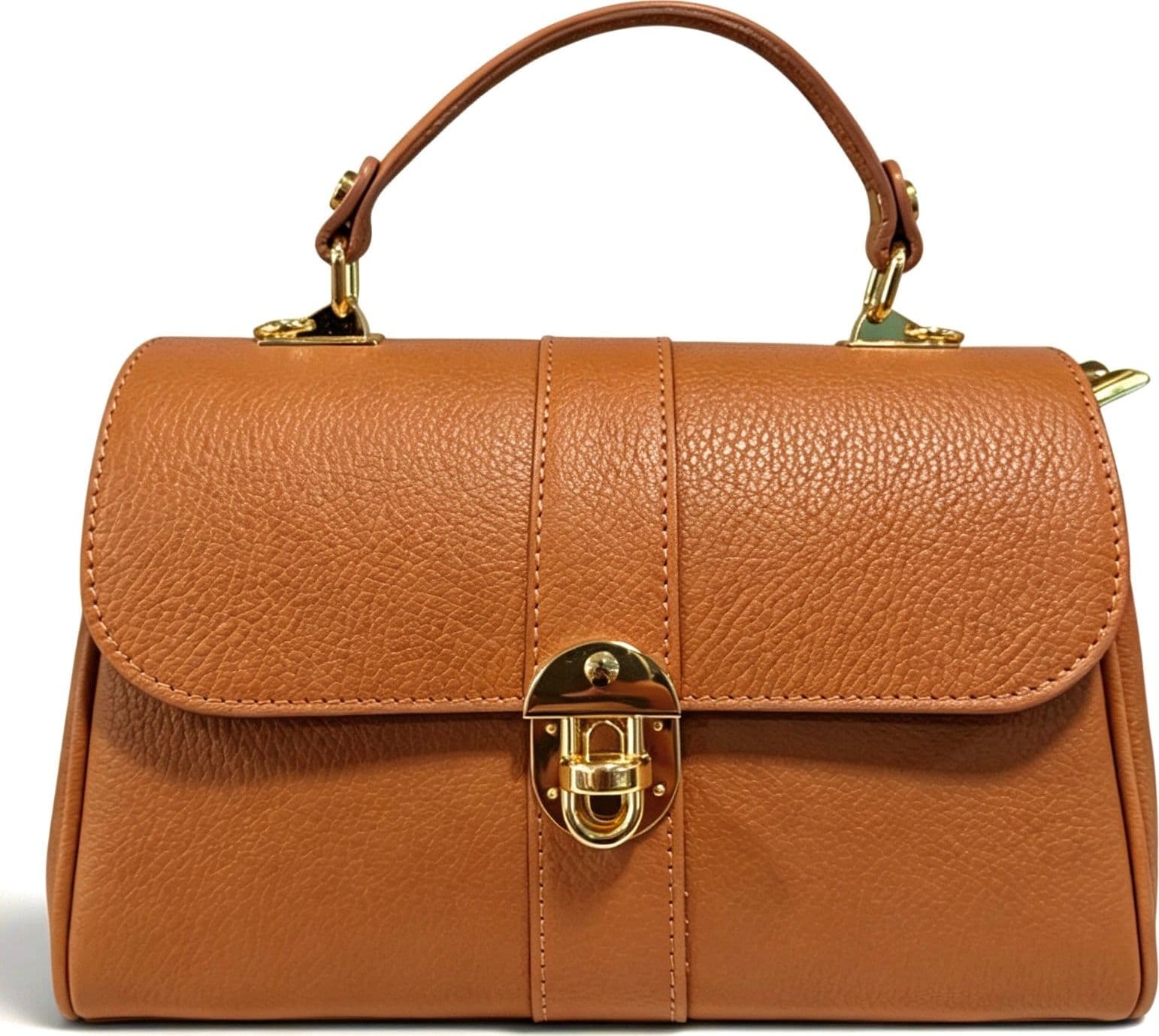 Modarno Borsa donna a mano/tracolla in vera pelle 26x12x16 cm - 11