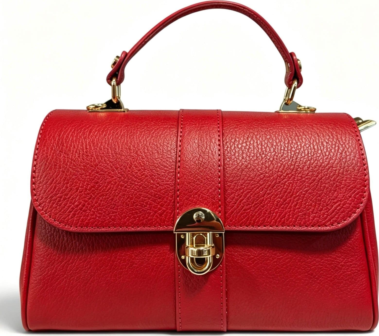 Modarno Borsa donna a mano/tracolla in vera pelle 26x12x16 cm - 13