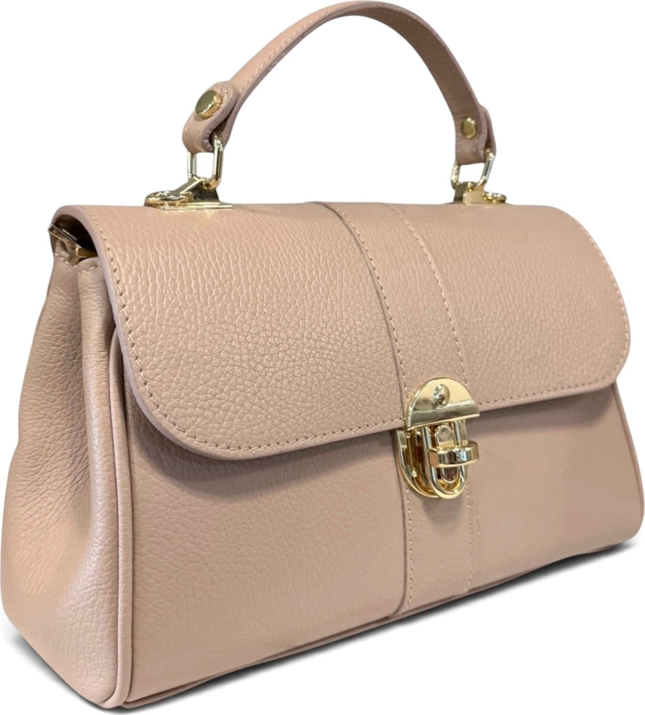 Modarno Borsa donna a mano/tracolla in vera pelle 26x12x16 cm - 4