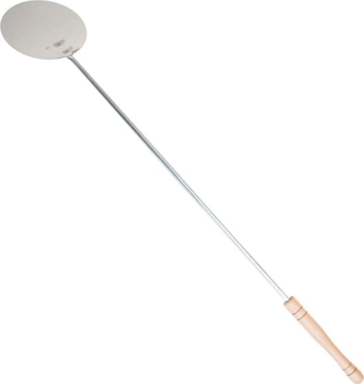 Pala tonda per  pane  pizza in acciaio inox   con manico   ø cm.2x170h. - 2