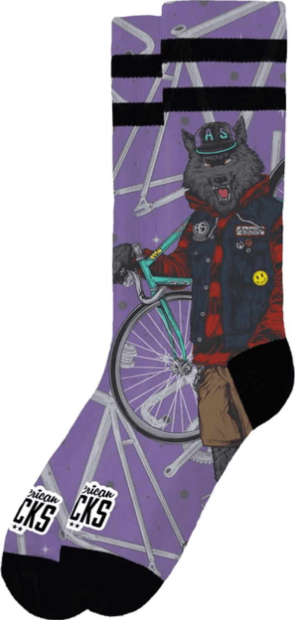 Calzini American Socks Cycling Wolf - 3