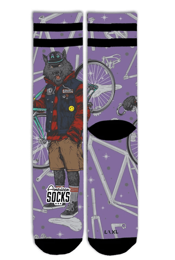Calzini American Socks Cycling Wolf - 2