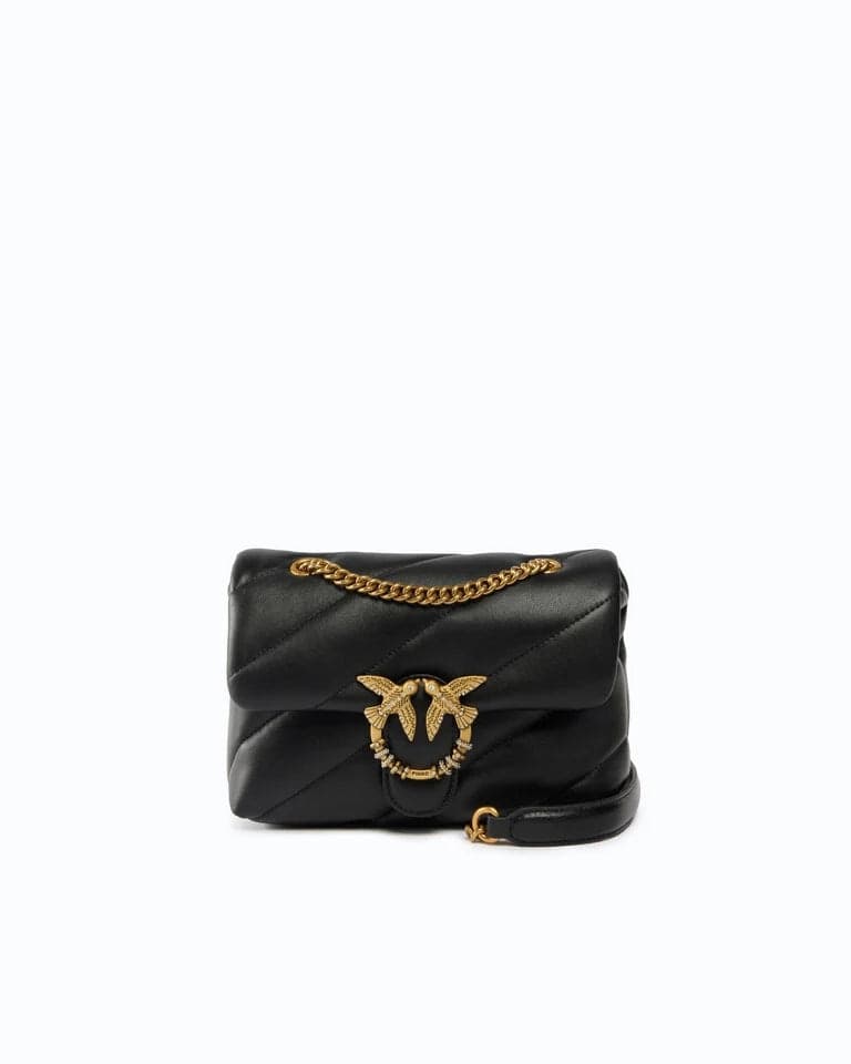 Pinko PINKO Borsa a mano e tracolla PUFF MINI NEW BUCKLE SHEEP NAP - 5