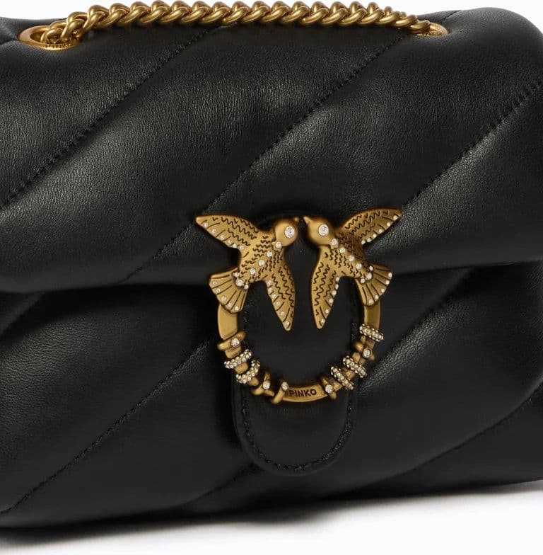 Pinko PINKO Borsa a mano e tracolla PUFF MINI NEW BUCKLE SHEEP NAP - 3