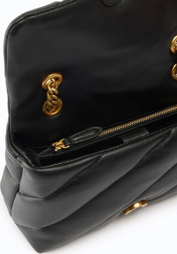 Pinko PINKO Borsa a mano e tracolla PUFF MINI NEW BUCKLE SHEEP NAP - 4