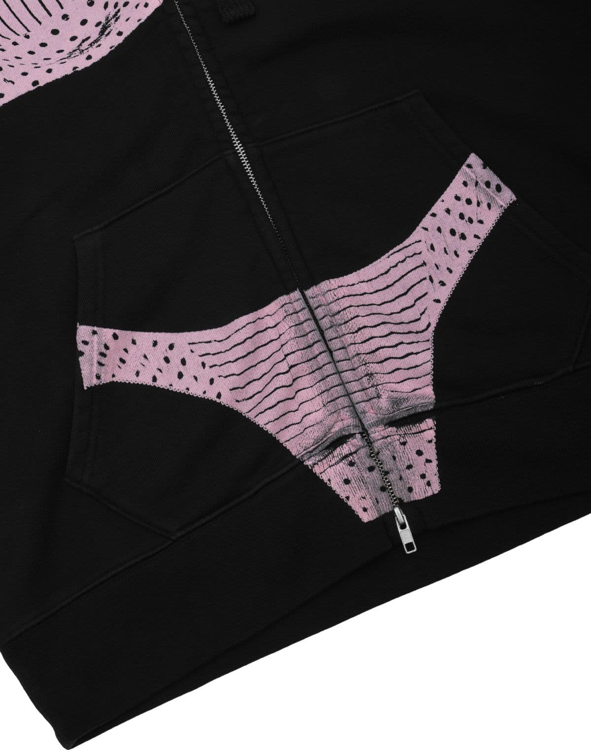 VAQUERA trompe l'oeil zip hoodie - 4