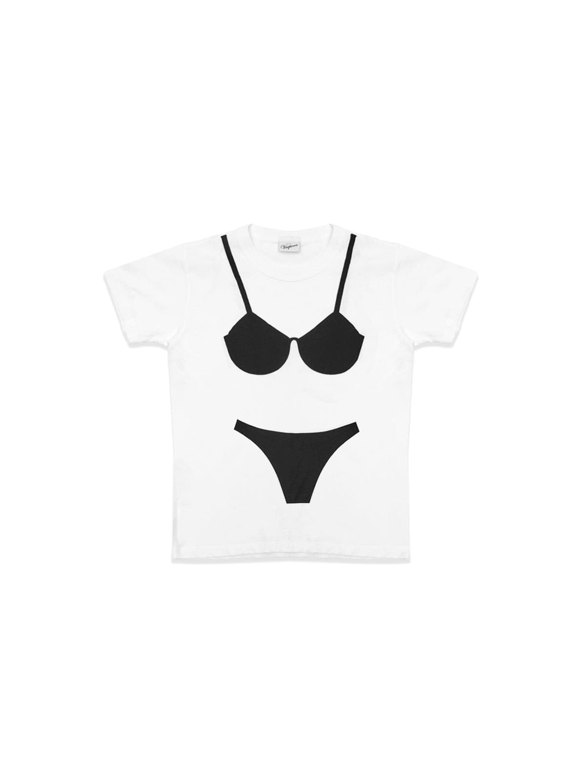 VAQUERA tromper l'oeil tall tee - 4