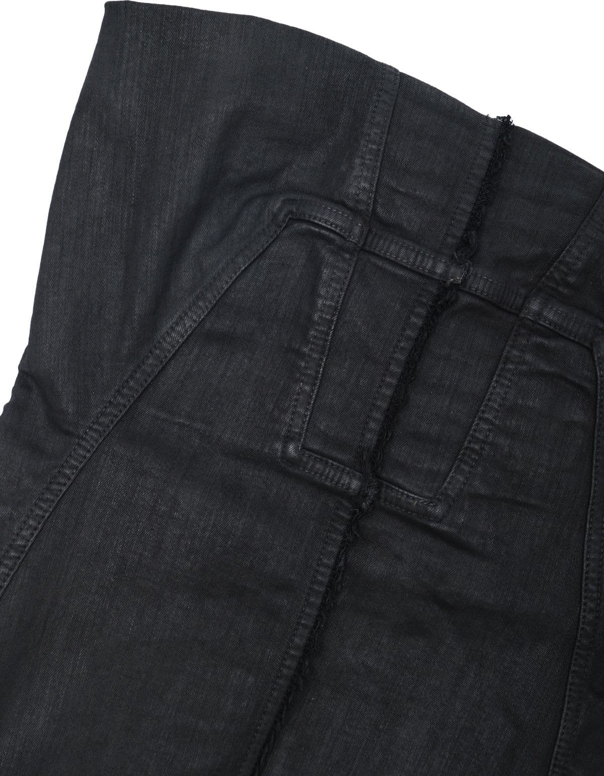 RICK OWENS DRKSHDW splintered bustier top - 3