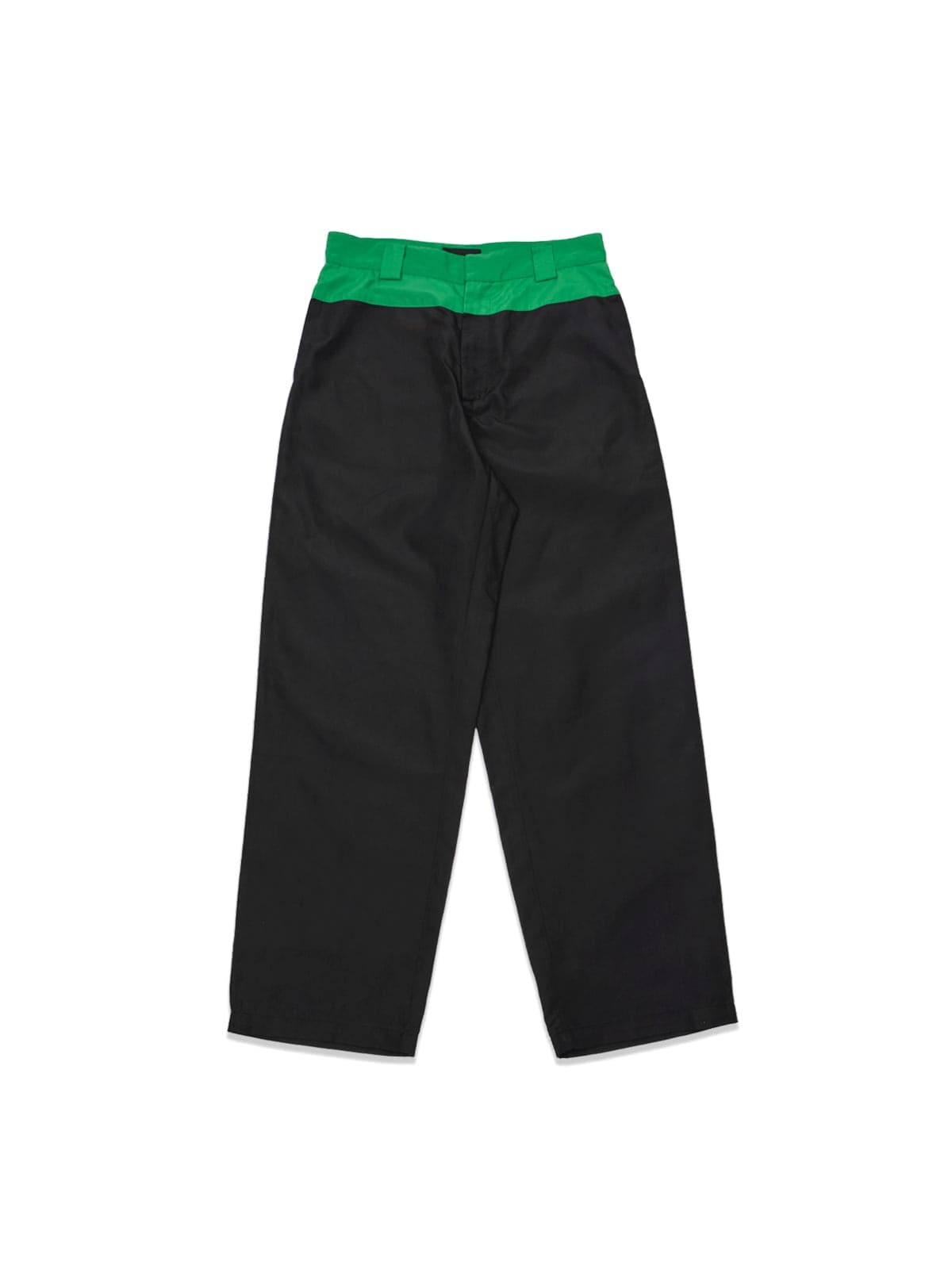 LII contrast waist wide trousers - 4