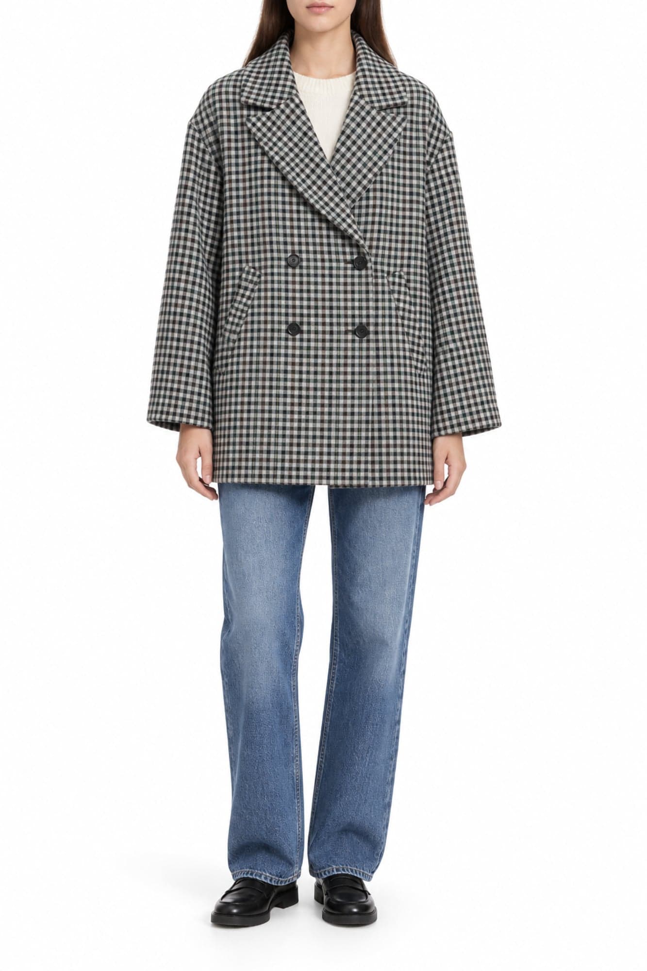 OTTOD'AME Ottod'ame - Cappotto - 480350 - Fantasia Grigio - 2