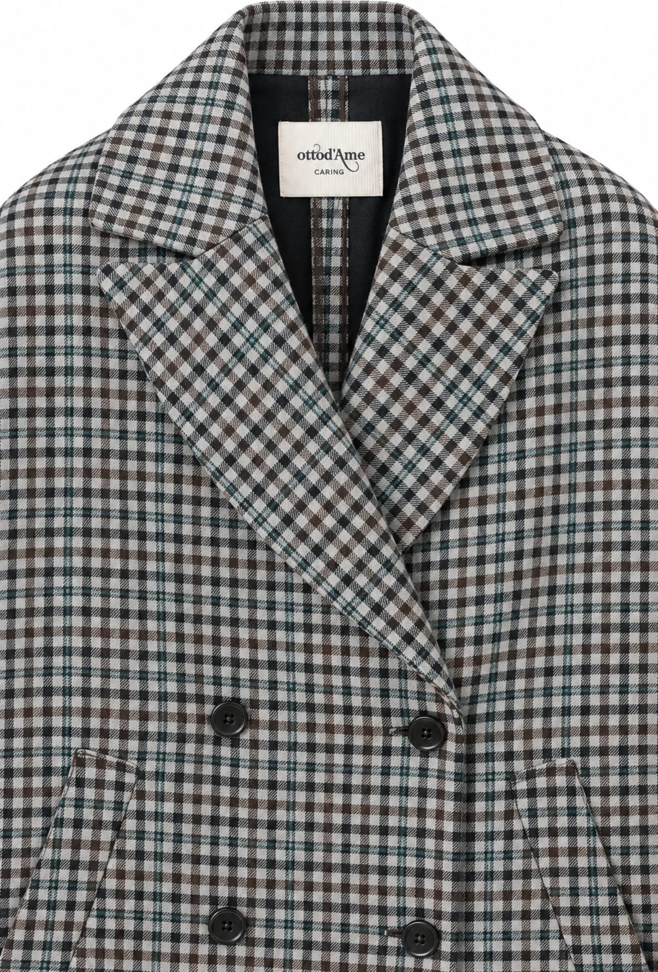 OTTOD'AME Ottod'ame - Cappotto - 480350 - Fantasia Grigio - 5