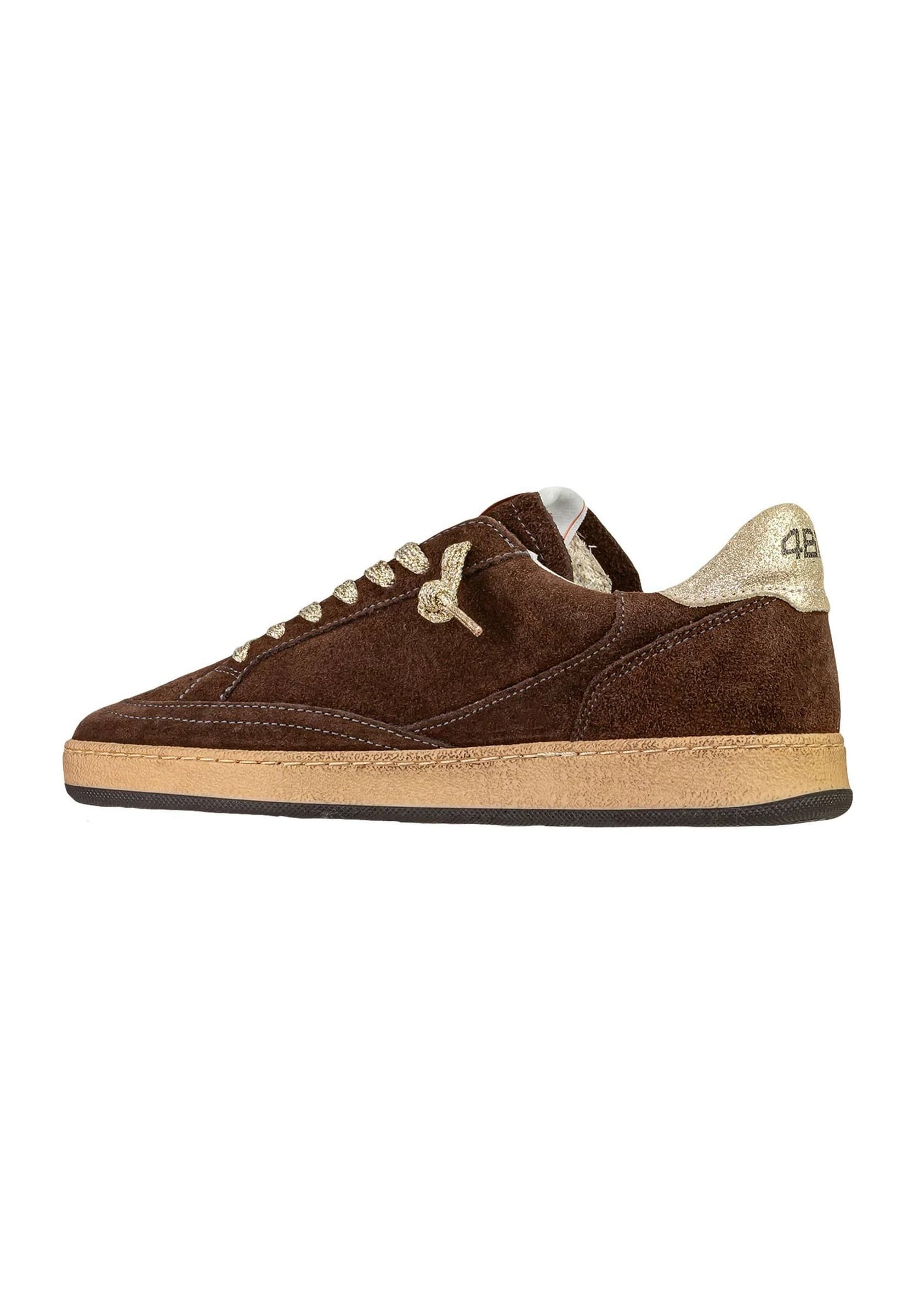 4B12  Sneakers Marrone - 3