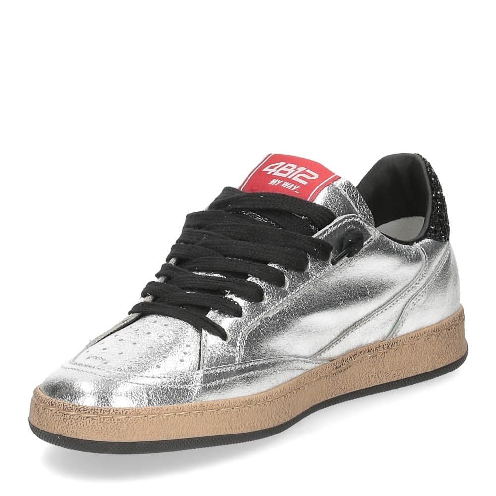 4B12  Sneakers Argento - 3