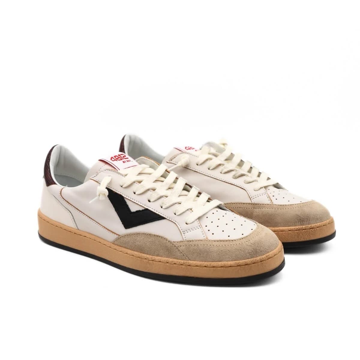 4B12  Sneakers Beige - 2