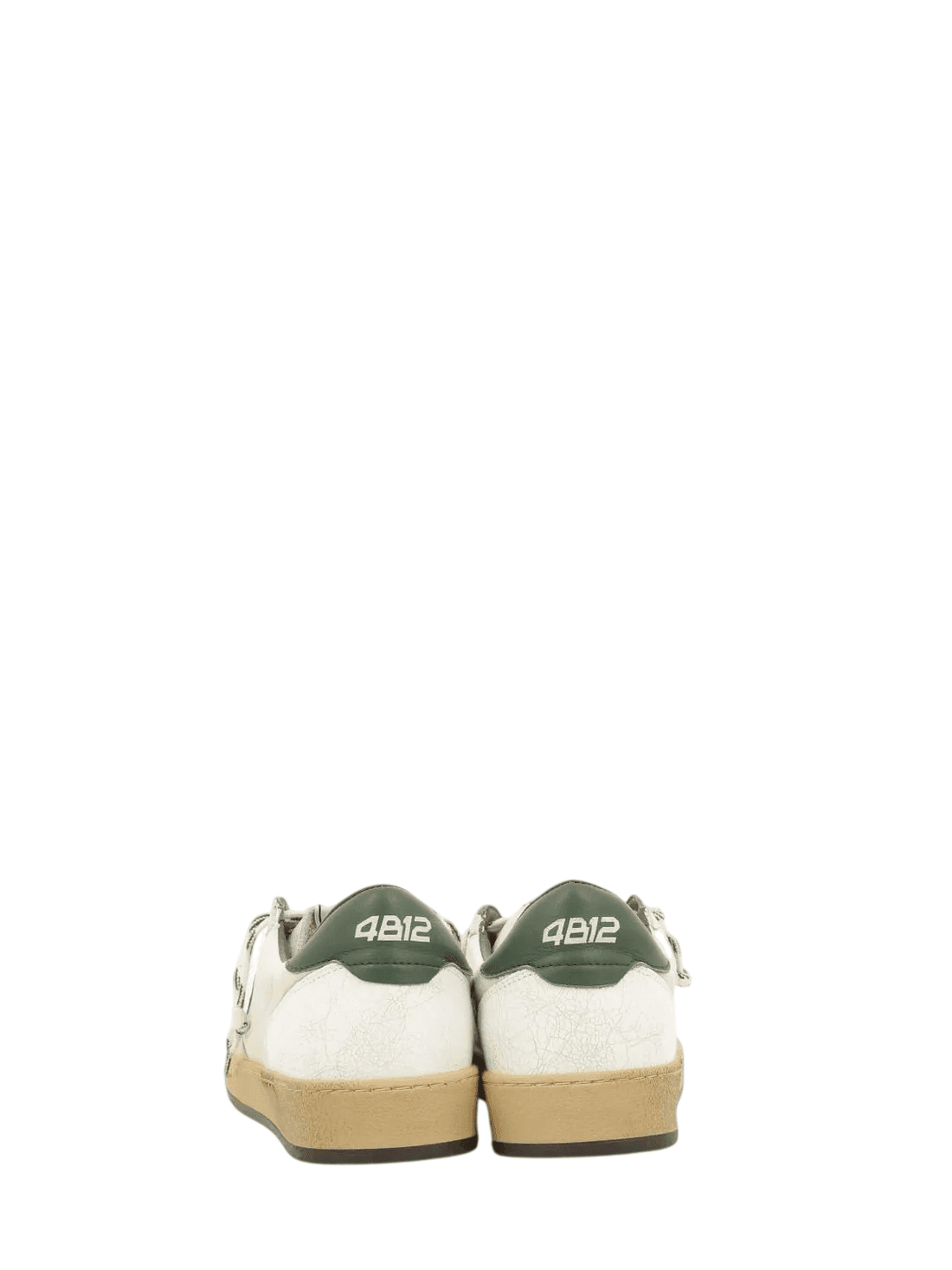 4B12  Sneakers Bianco - 3