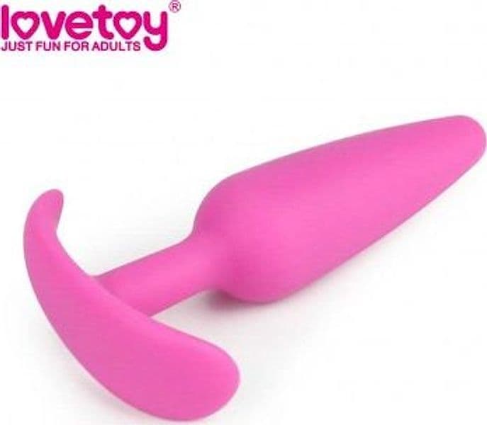 Plug anale slim silicone fucsia base ergonomica sex toy waterproof 10 cm Lure Me Slim - 2