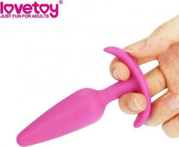 Plug anale slim silicone fucsia base ergonomica sex toy waterproof 10 cm Lure Me Slim - 5